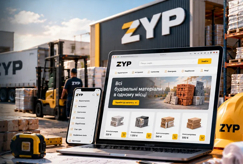 Інтернет-магазин будматеріалів «ZYP»